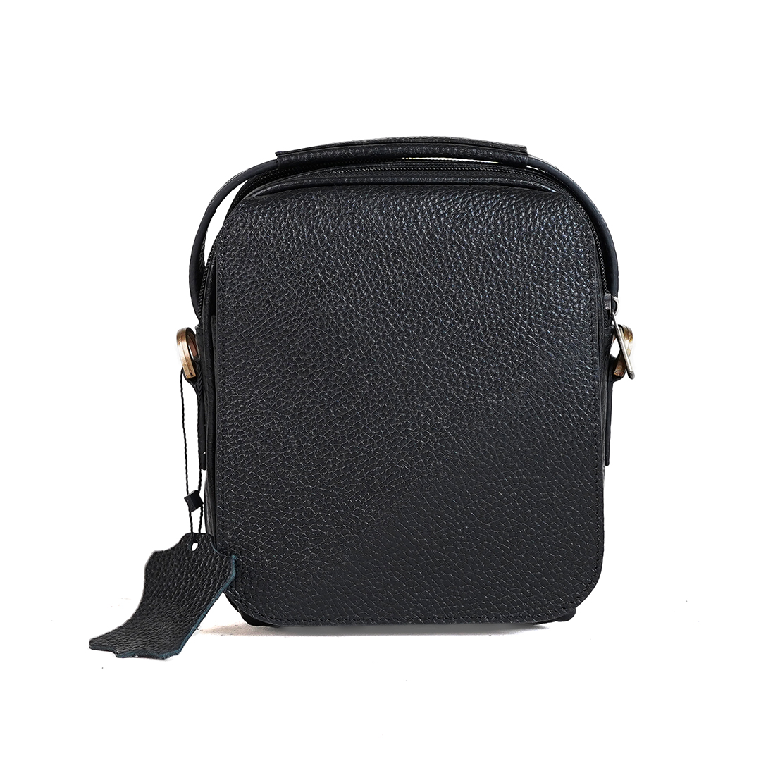 کیف دوشی مردانه چرم طبیعی مدل رسام